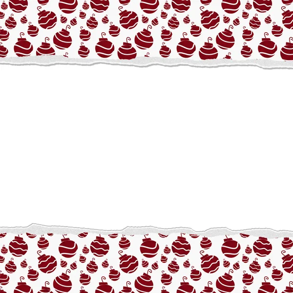 Jul röda ornament bakgrund för ditt meddelande eller invitatio — Stockfoto