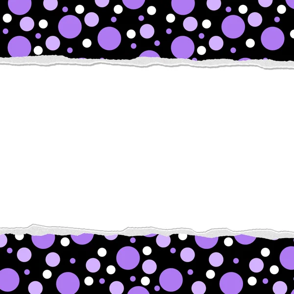 Paarse polka dot achtergrond voor uw bericht of de uitnodiging — Stockfoto