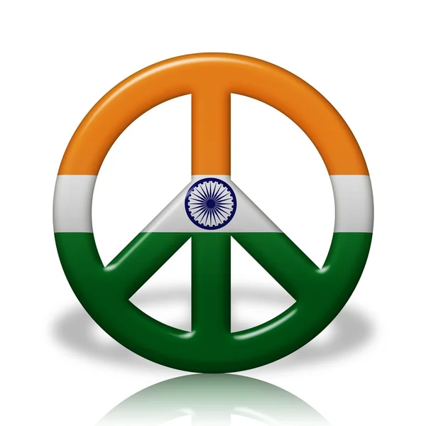 Peace in India — Stock Photo, Image