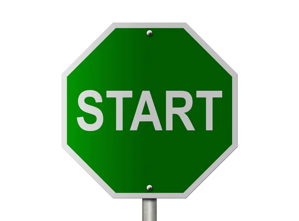 Start Sign — Stock Photo, Image