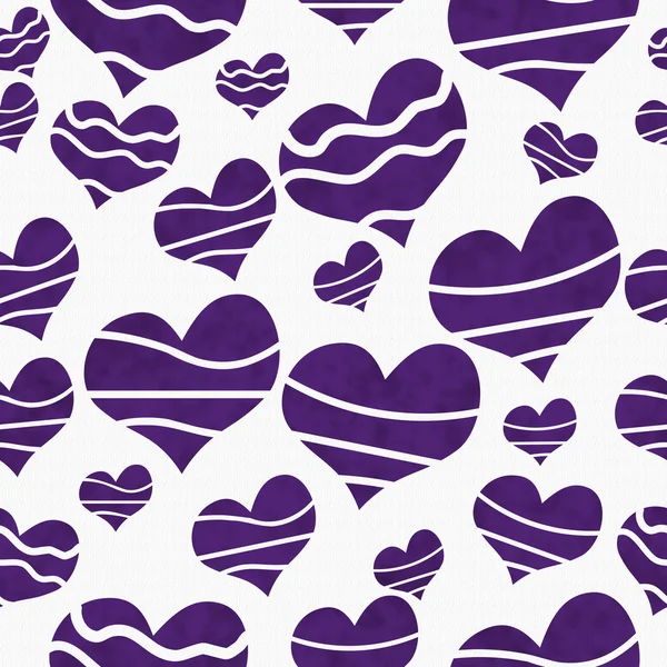 Fondo de tela en forma de corazón púrpura retro — Foto de Stock