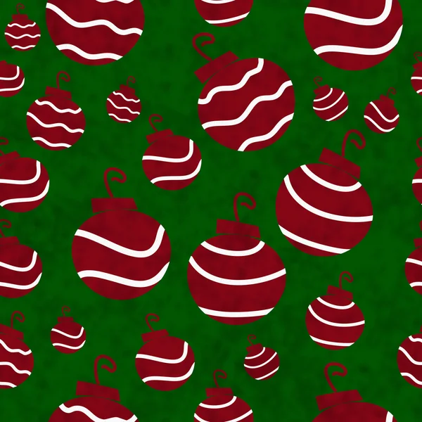 Christmas Red Retro Ornament Fabric Background — Stock Photo, Image