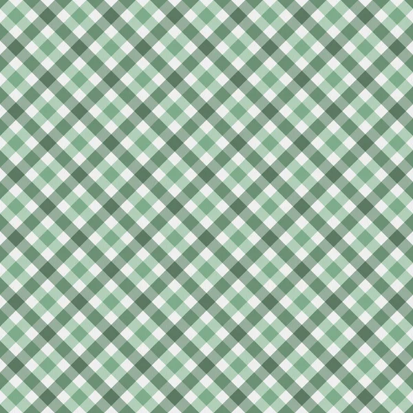 Tissu vert Gingham Contexte — Photo