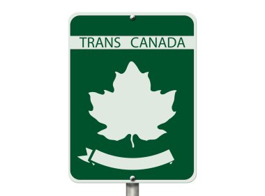Trans Canada Highway Sign clipart