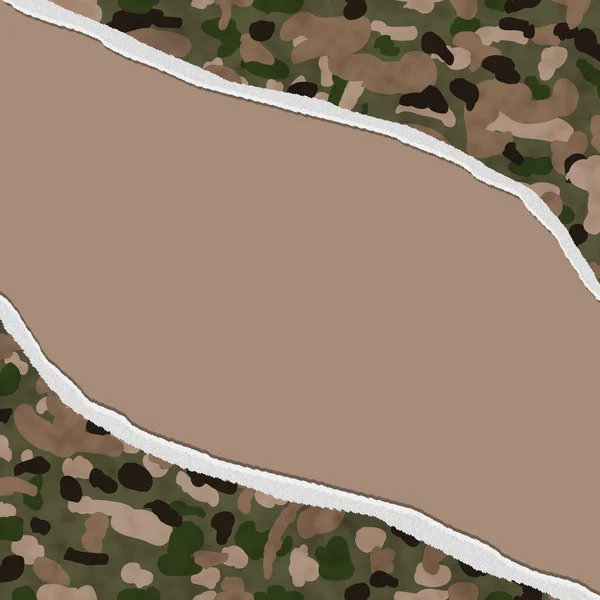 Camouflage verscheurd achtergrond voor uw bericht of de uitnodiging — Stockfoto