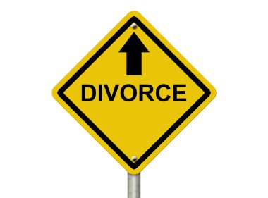 Heading for Divorce clipart