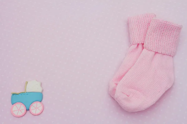 Pink Baby Background — Stock Photo, Image