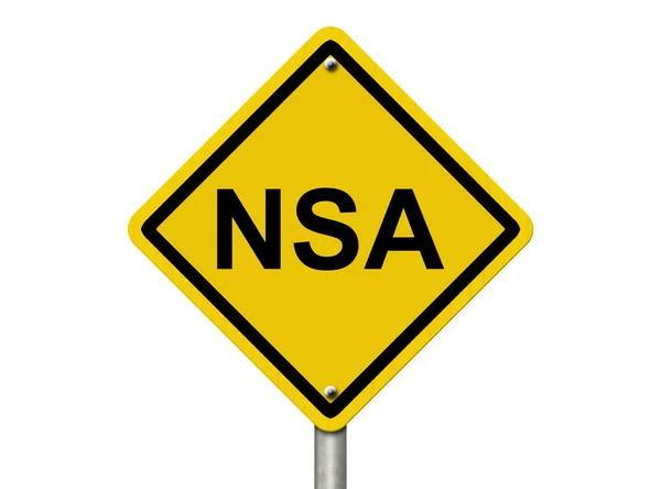 Warning of NSA — Stock Photo, Image