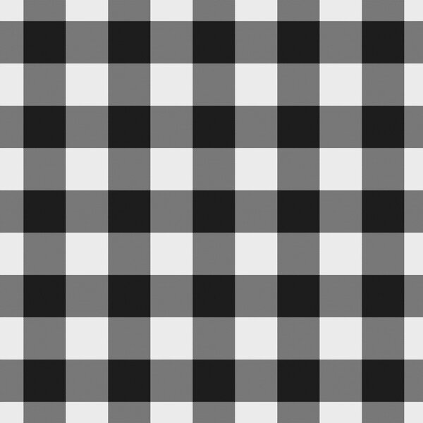 White and Black Plaid Fabric Background