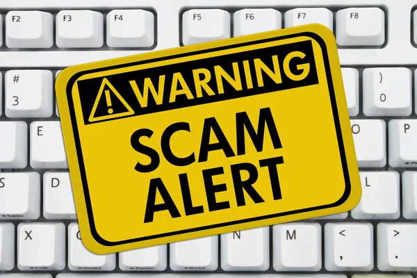 Scam Alert — Stock Photo, Image