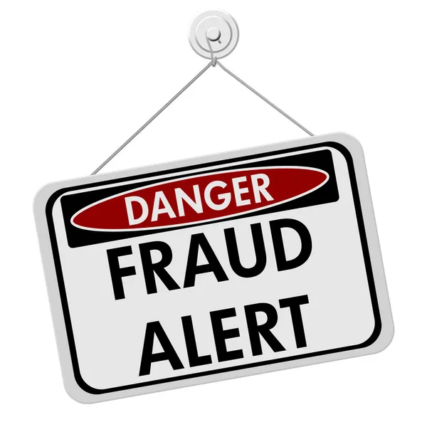 Danger Fraud Alert — Stock Photo, Image