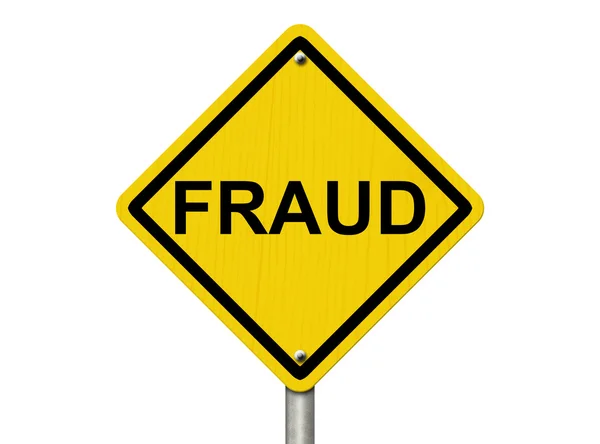 Warning of Fraud — Stock Photo, Image