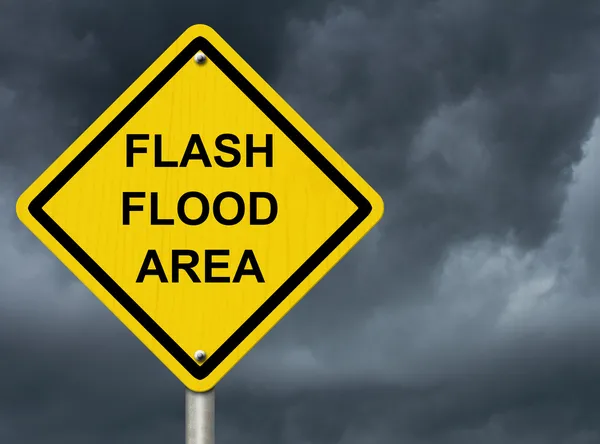 Flood Warning — Stock Photo, Image
