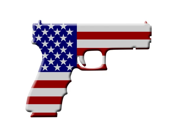 Handgun weapon in the USA — Stock Photo, Image