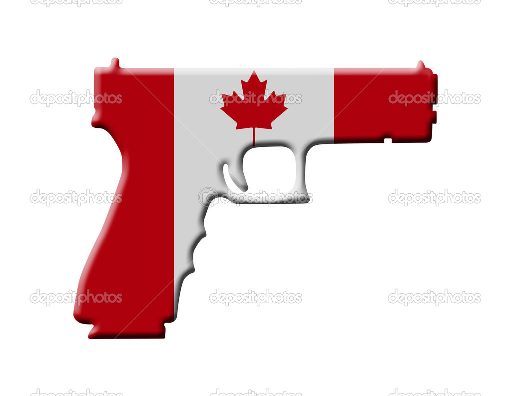 Handgun weapon in Canada Stock Photo by ©karenr 32660645