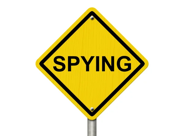 Warning of Spying — Stock Photo, Image