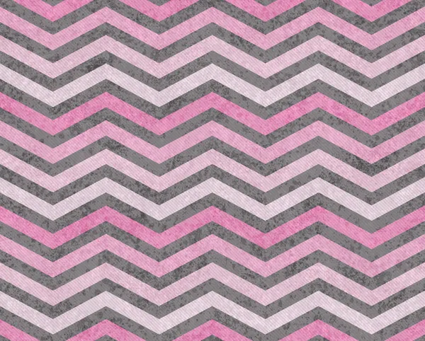 Pink and Gray Zigzag Textured Fabric Background — Stock Photo, Image