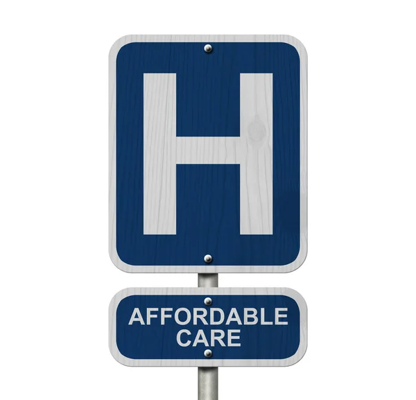 Hospital and Affordable Care — Stock Photo, Image