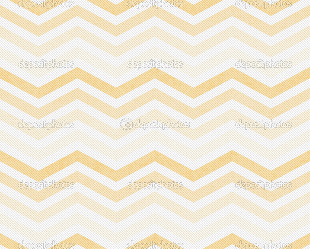 Yellow Zigzag Textured Fabric Background