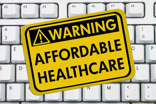 Warning of Affordable Healthcare — Stock Photo, Image