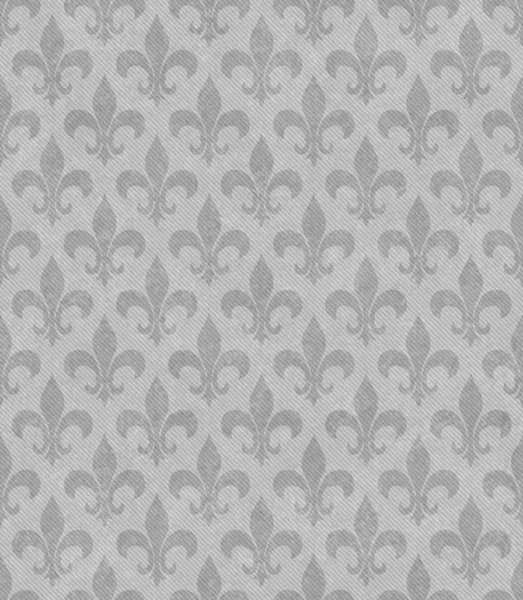 Fondo de tela texturizada Gray Fleur De Lis — Foto de Stock