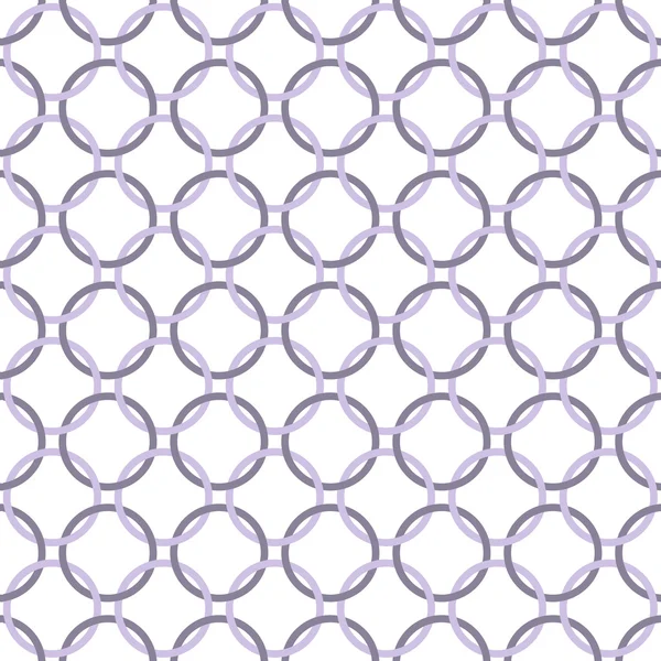 Lila und weiß verflochtene Kreise texturierten Stoff Hintergrund — Stockfoto