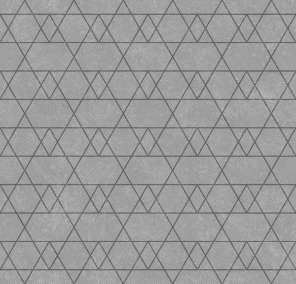 Gray Line and Zigzag Patterned Textured Fabric Background — Stock Photo, Image