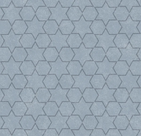 Tissu texturé imprimé hexagone bleu — Photo