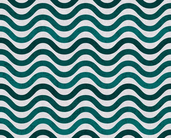 Teal and Gray Wavy Textured Fabric Background — Stock Photo, Image