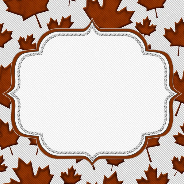 Fondo de tela texturizada de hojas de otoño naranja —  Fotos de Stock