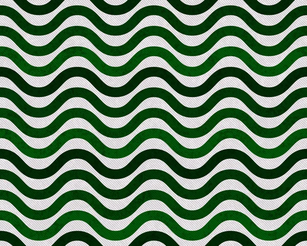 緑と灰色のテクスチャ生地は波状の背景 — ストック写真