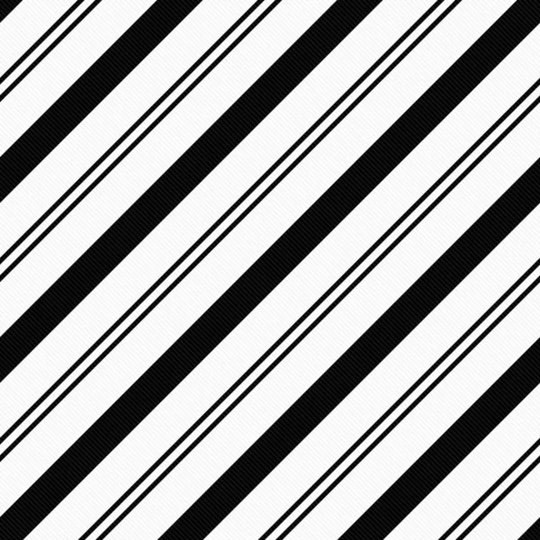 Black and White Striped Textured Fabric Background — Stock Photo, Image
