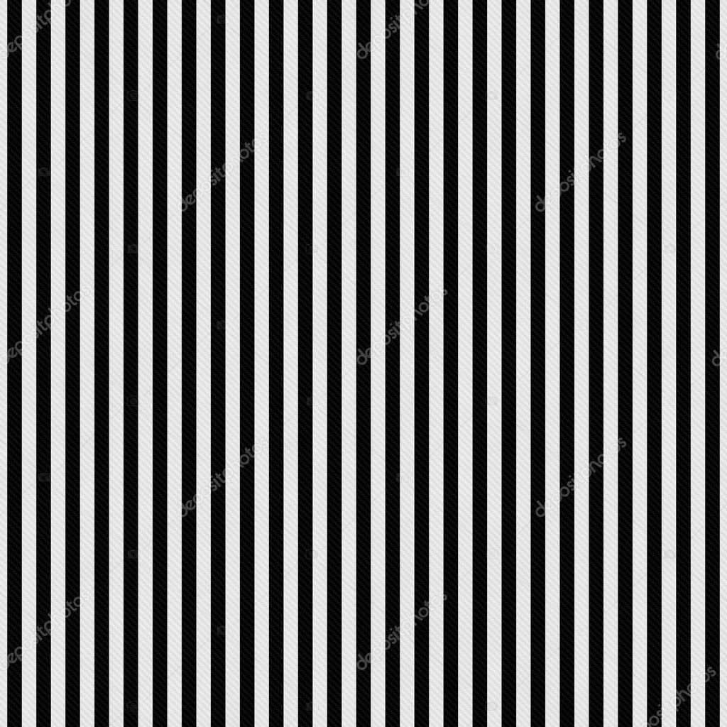 Black and White Stripes Textured Fabric Background
