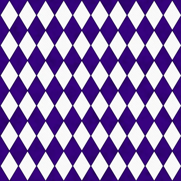 Purple and White Diamond Shape Fabric Background — Stock Photo, Image