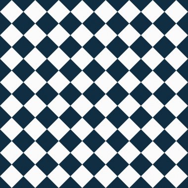 Lacivert ve beyaz çapraz dama desenli kumaş backgro üzerinde