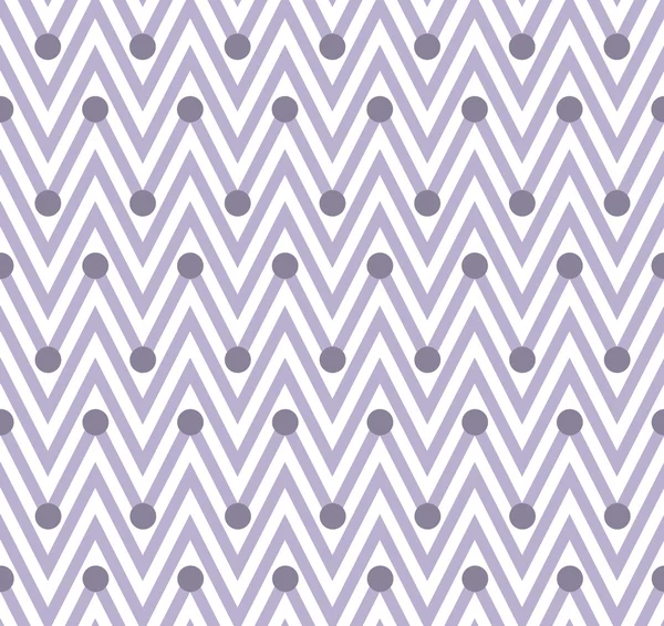 Purple and White Horizontal Chevron Striped with Polka Dots Back — Stock Photo, Image