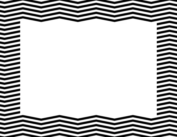 Black Chevron Frame — Stock Photo, Image