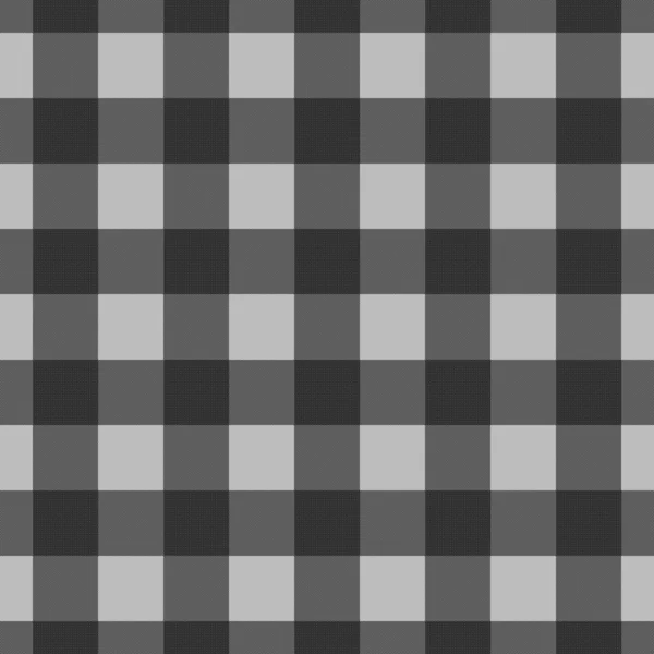Black and Grey Plaid Striped Lumberjack Textured Fabric Backgrou — Stock Photo, Image