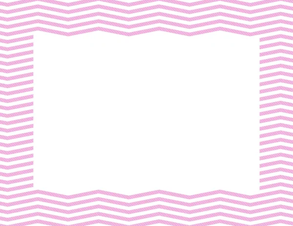 Roze chevron frame — Stockfoto