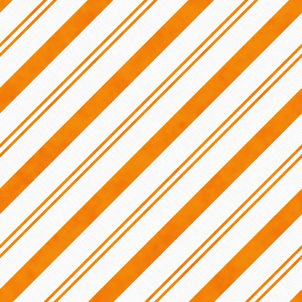 Orange Diagonal Striped Textured Fabric Background Stock Photo