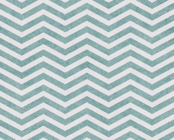 Teal pálido y fondo de tela texturizada Zigzag blanco — Foto de Stock