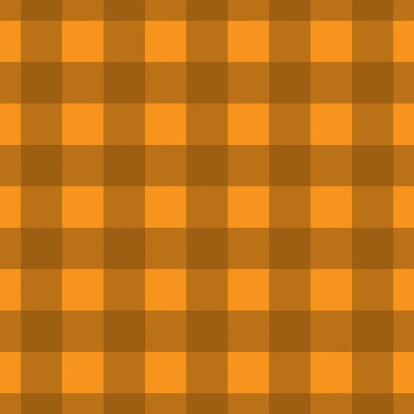 Orange Plaid rayé bûcheron texturé fond de tissu — Photo