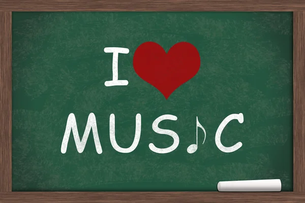 Amo la musica — Foto Stock
