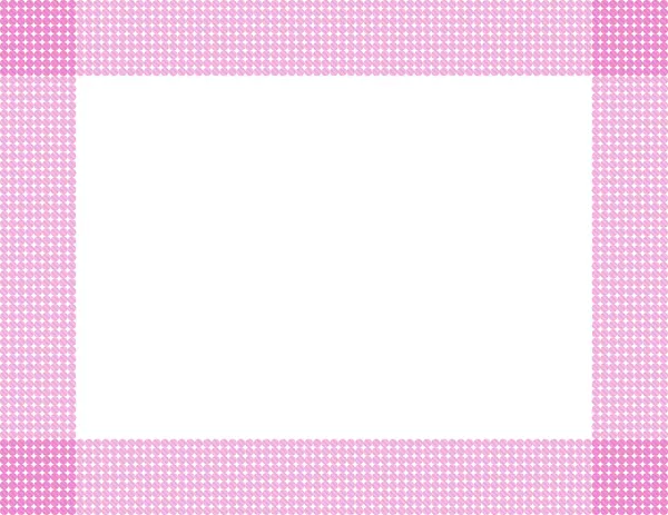 Pink Polka Dot Frame — Stock Photo, Image