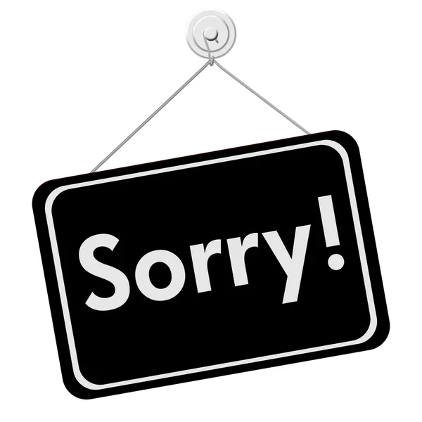 Sorry Sign — Stock Photo, Image