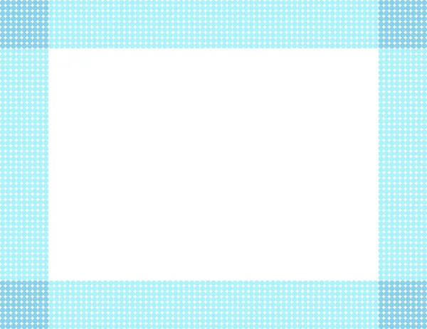 Teal Polka Dot Frame — Stock Photo, Image