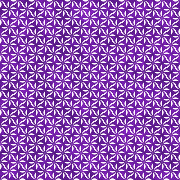 紫色和白色装饰旋流设计质感织物背景 — 图库照片