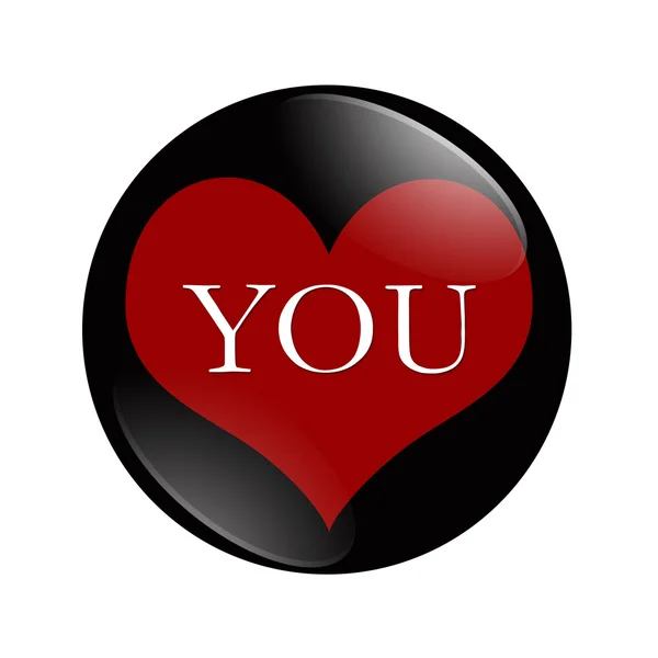 I Love You button — Stock Photo, Image