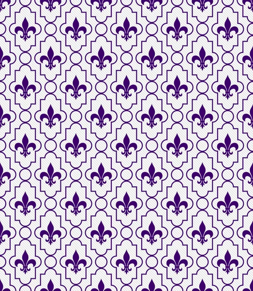白と紫のアヤメ パターン テクスチャ バック グラウンド生地 — ストック写真