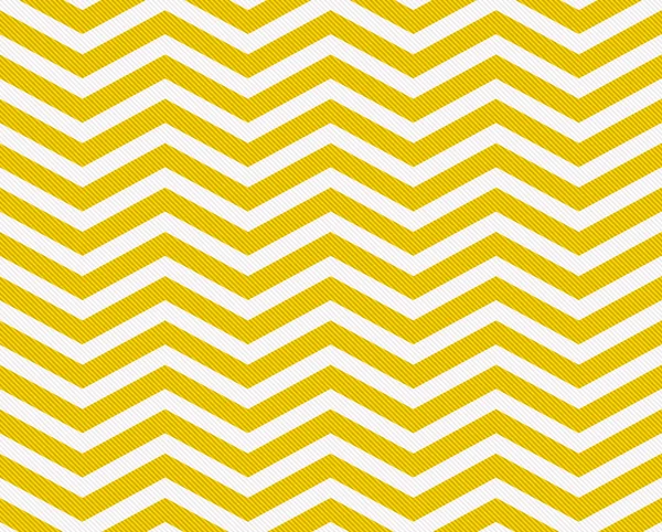 Fundo de tecido texturizado amarelo e branco Zigzag — Fotografia de Stock